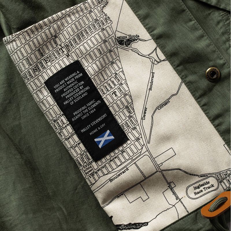 Rccuv Lombardi Jacket in Olive Dry Wax