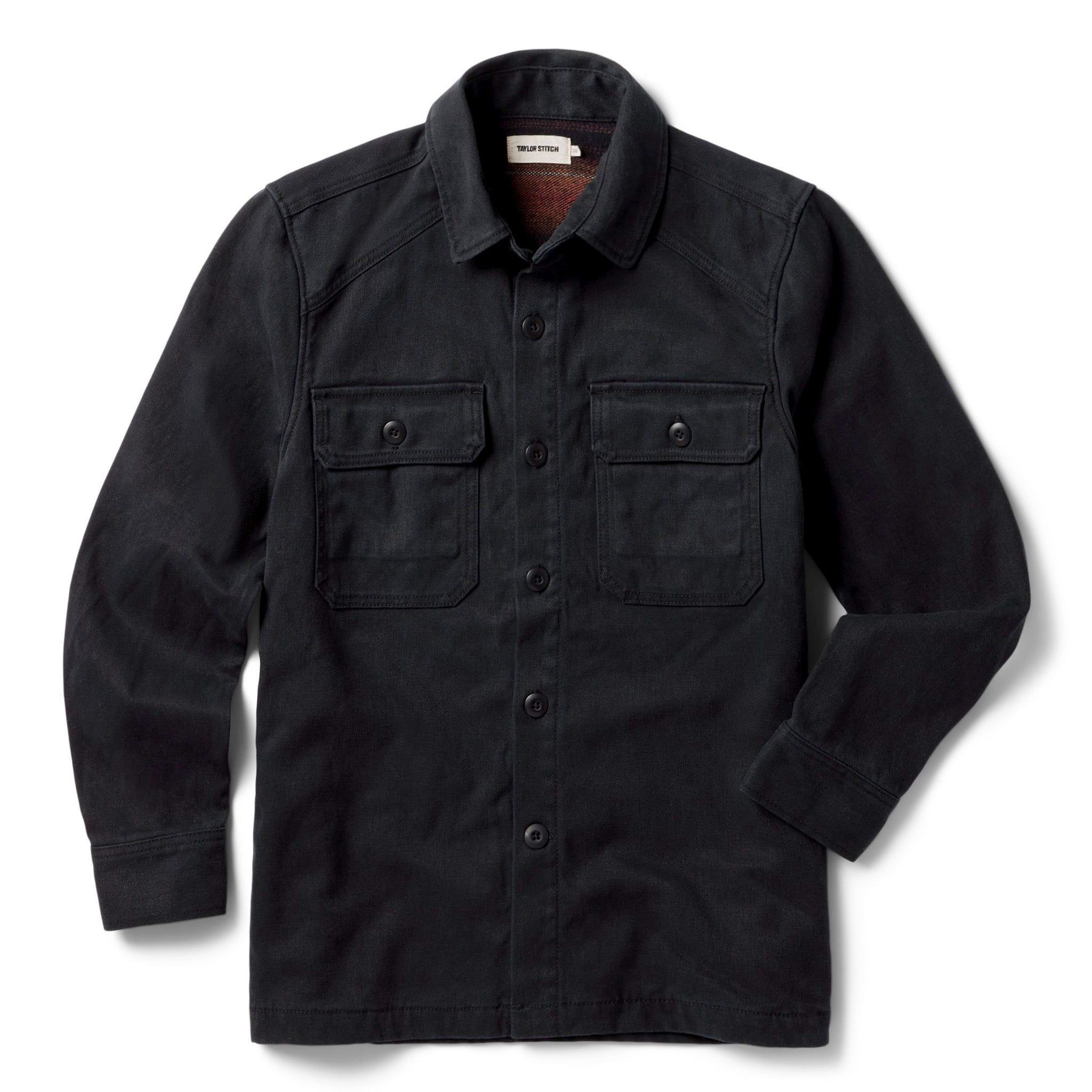 Rccuv Lined Shop Shirt in Coal Boss Duck