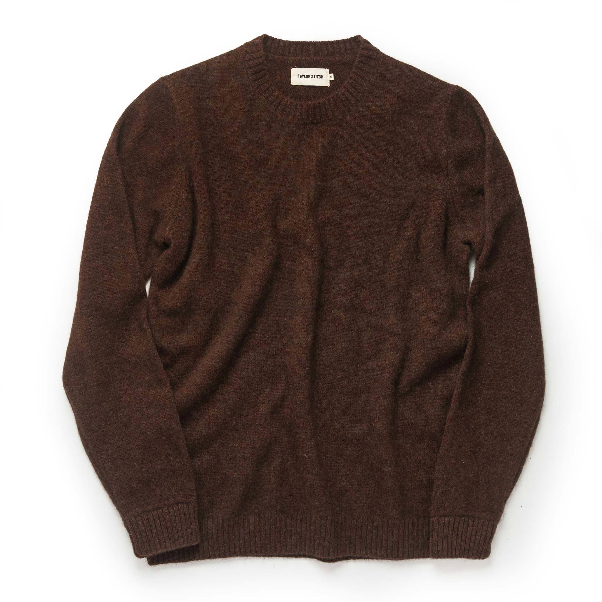 Rccuv Lodge Sweater in Heather Dark Burgundy