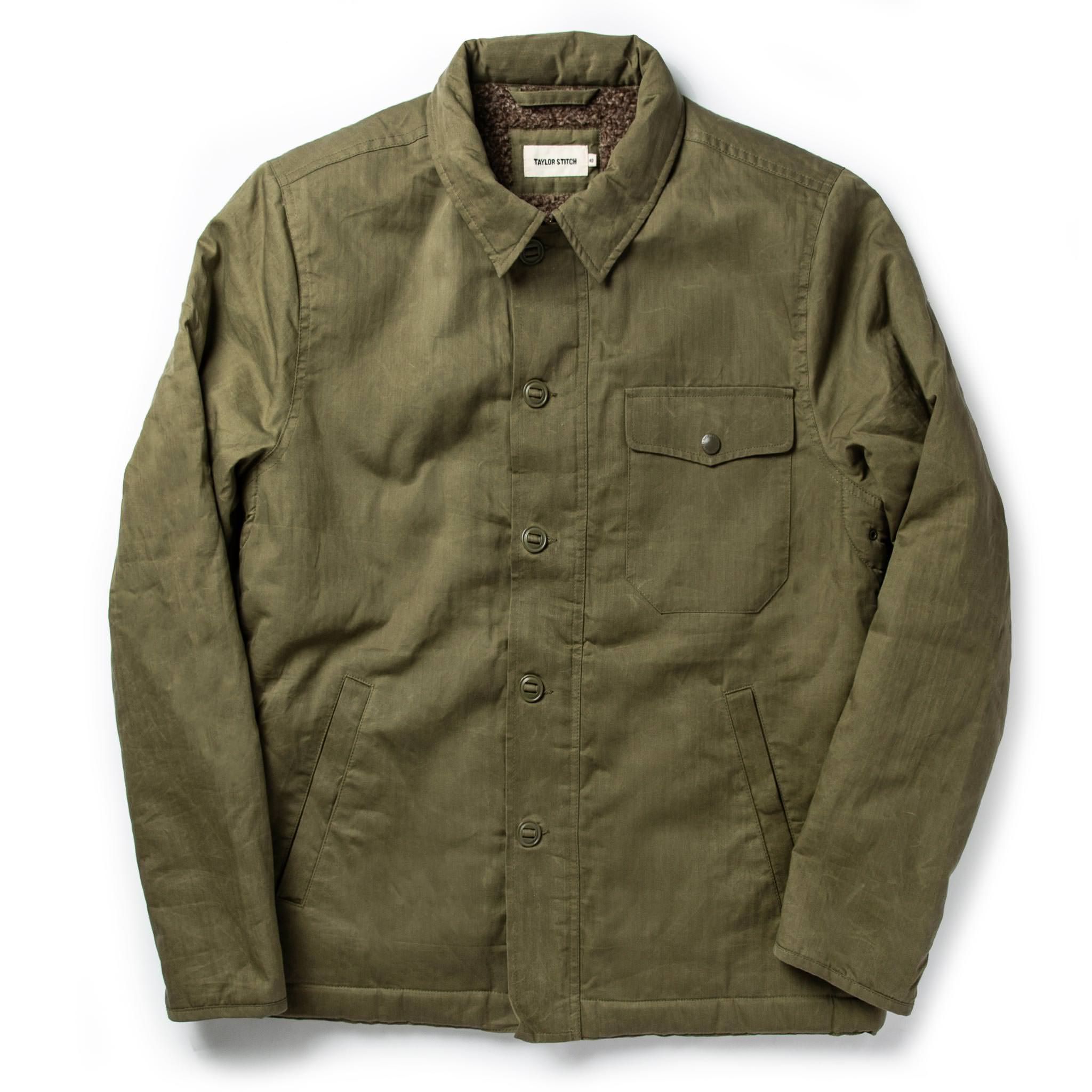 Rccuv Lined Watts Jacket in Olive