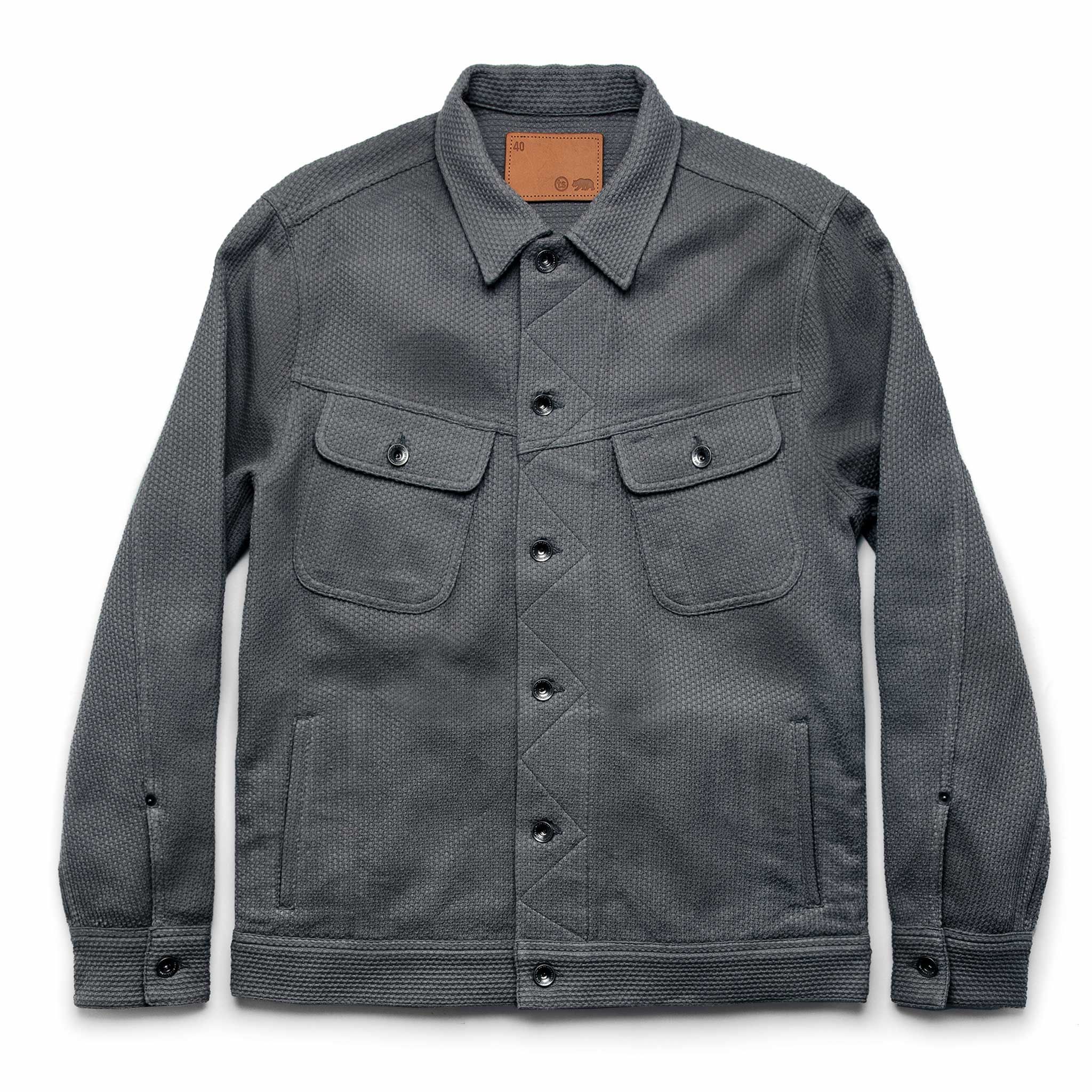 Rccuv Long Haul Jacket in Ash Sashiko