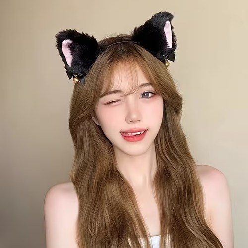 Plush Cat-Ear Headband