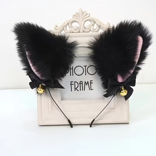 Plush Cat-Ear Headband