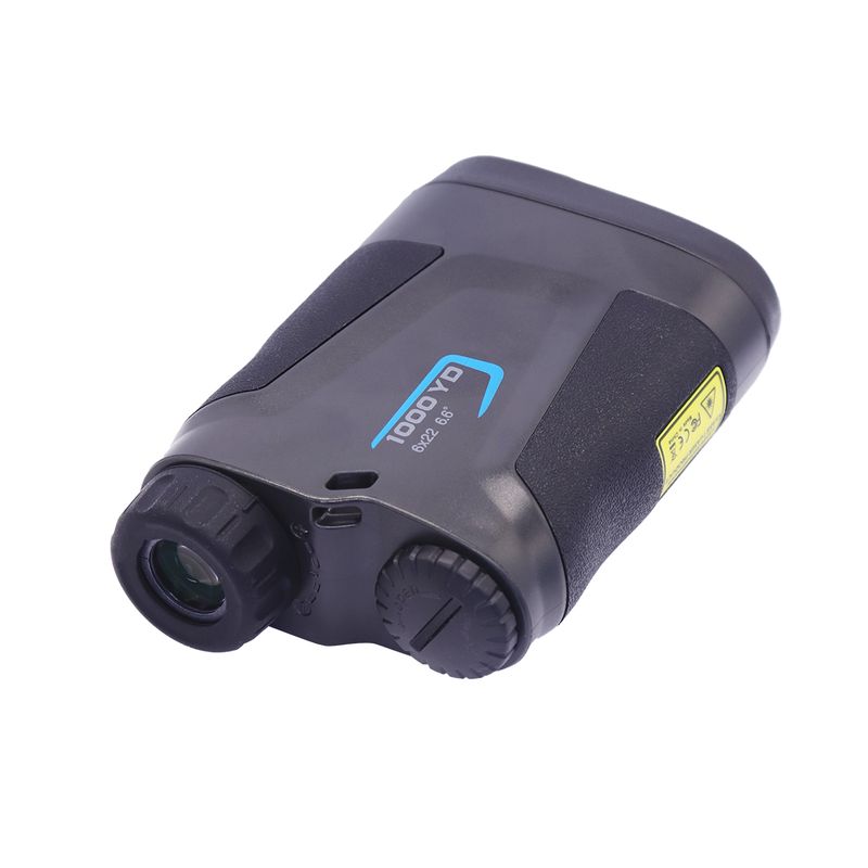Rangefinder with Slope for Golf & Hunting, 1000 and 1300 Yards High-Precision Range Finder, 6X Magnification, Pin-Seeker & Flag-Lock & Vibration, Bow and Rifle Mode, Angle Compensation