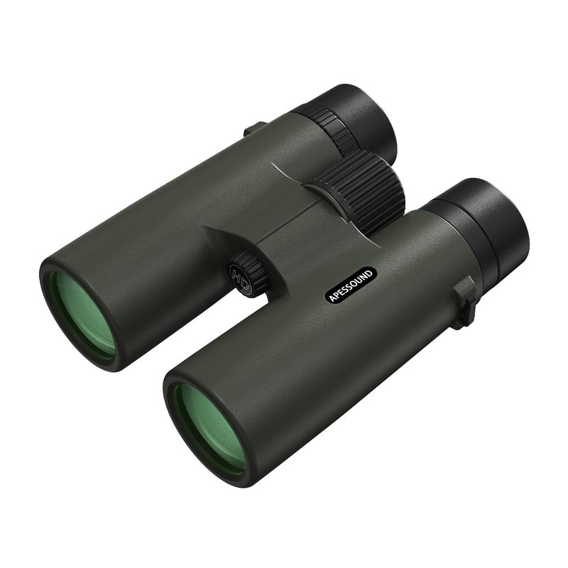 10x42 Binoculars - HD Optical System, Fully Multi-Coated Lens and BAK4 Prism, IPX7 Nitrogen-Filled Waterproof, Fogproof, Shockproof, Rubber Armoring, Tripod Adaptable, with Carrying Bag