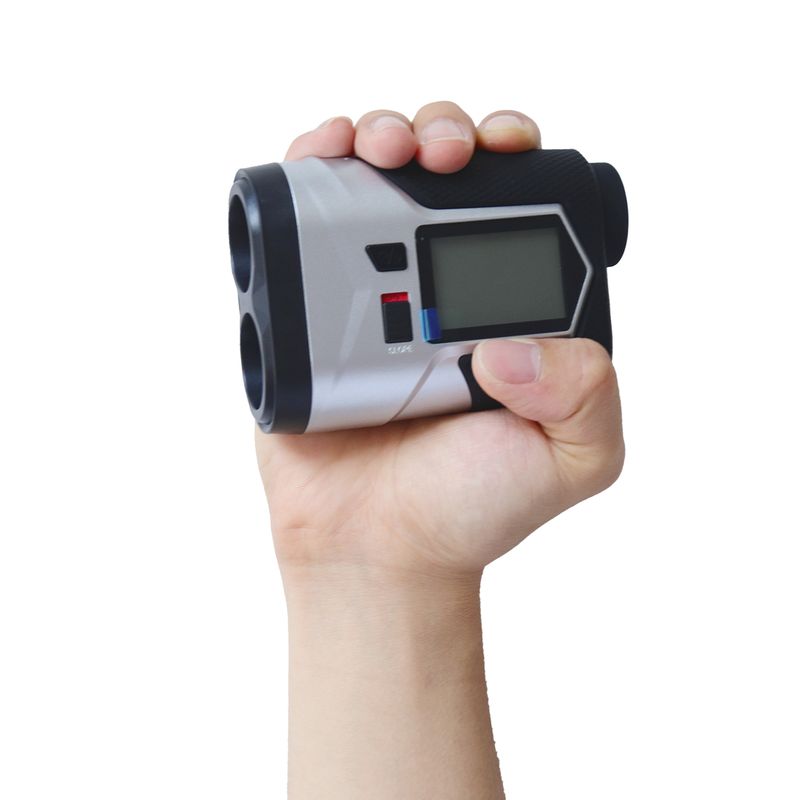 Rangefinder with Slope for Golf & Hunting, 1500 Yards High-Precision Range Finder, 6X Magnification, Pin-Seeker & Flag-Lock & Vibration, Bow and Rifle Mode, Angle Compensation