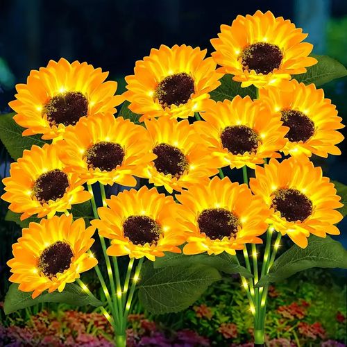 Solar Sunflower Decorative Lights