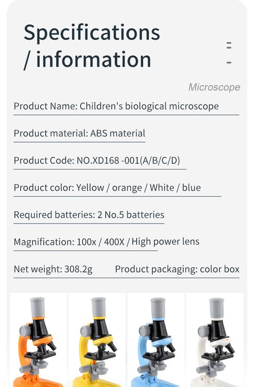 Children Biological Microscope