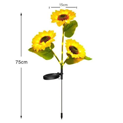 Solar Sunflower Decorative Lights