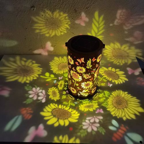 Solar Sunflower Outdoor Lights