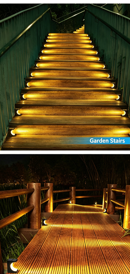 Solar Crescent Step Light