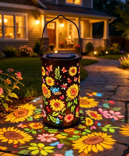 Solar Sunflower Outdoor Lights