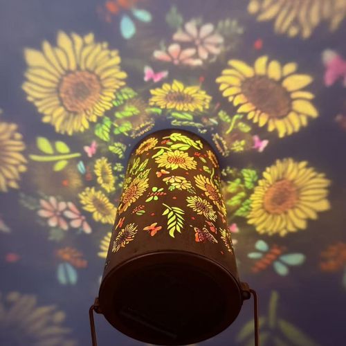 Solar Sunflower Outdoor Lights