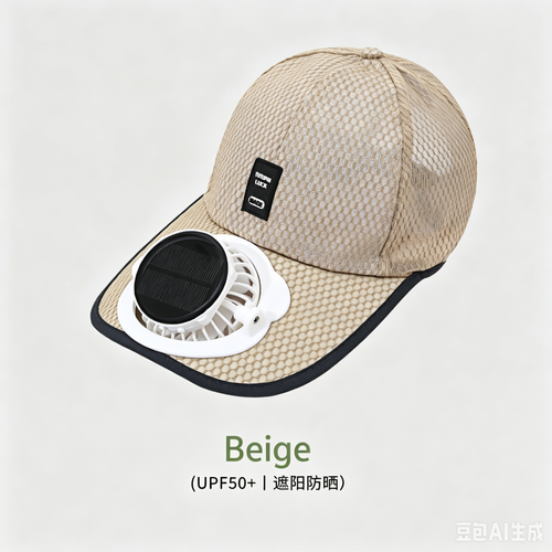 Solar Fan Baseball Cap