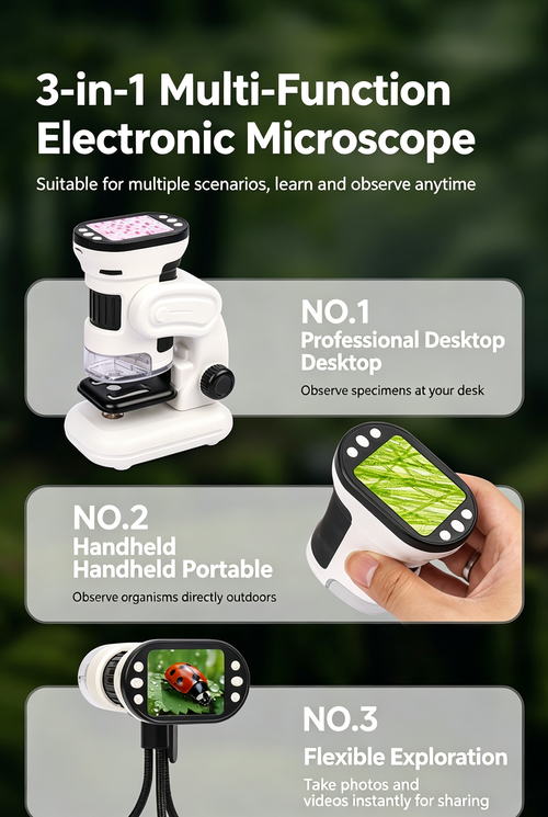 Children's LED Science Microsc