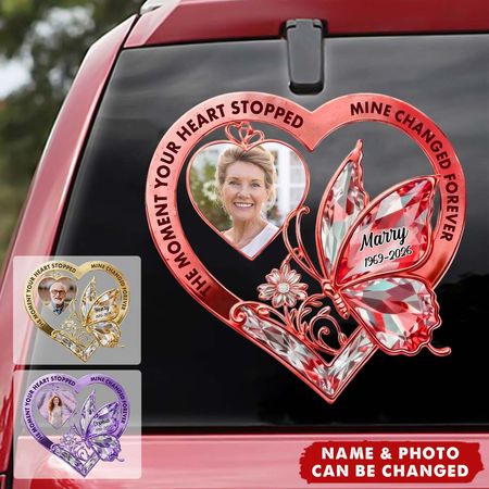 Those We Love Never Leave Us - Personalized Decal, Memorial Gift For Loss Of Loved One