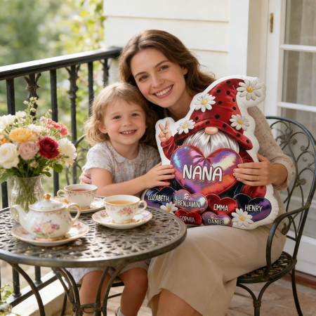 Gnomes Shaped Pillow Personalized Gifts For Grandma