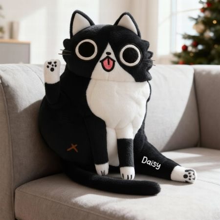 Fun Attitude Cat Custom Shape Pillow - Personalized Gifts For Cat Lovers