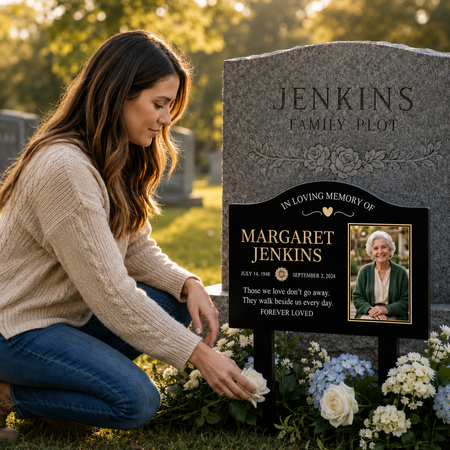Personalized Photo Memorial Grave Marker – A Lasting Tribute For Someone You Love