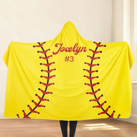 This Is My Territory - Personalized Player Sports Hooded Blanket