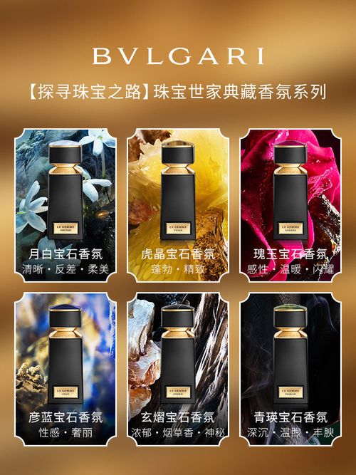 BVLGARI寶格麗珠寶世家系列香水虎晶寶石禮物