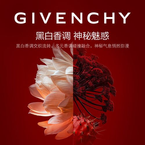 紀梵希心無禁忌赤紅白芷香香水黑白香調花香木