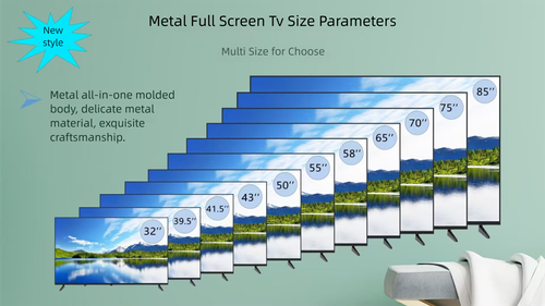 4K frameless 32 inch 42 inch LCD TV 55 inch TV 75 inch HD TV Smart WiFi TV