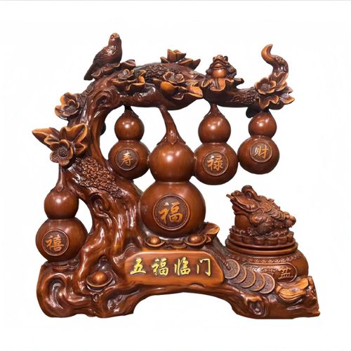 擺件 葫蘆招財 風水 傳統文化 送禮 開業喬遷