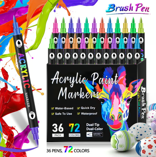 🎨Last Day Promotion 49% OFF🔥Double-Ended Art Markers for Professionals & Beginners!