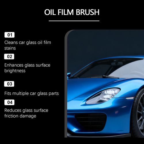 Car Glass Coating Oil Film Stain Removal Windshield Wash Brush