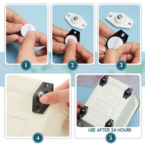 Heavy Duty 360° Rotating Moving Wheels(12 pieces)