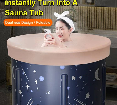 Heated Folding Bathtub for Home Use
