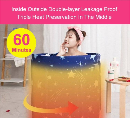 Heated Folding Bathtub for Home Use