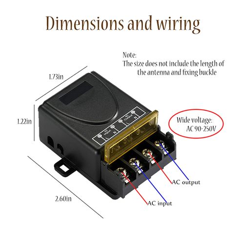 Smart RF433MHz Remote Control Switch