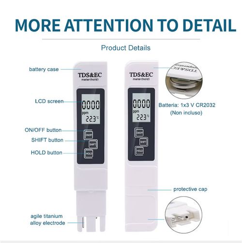 3IN1 Multi Function Water Quality Tester Pen