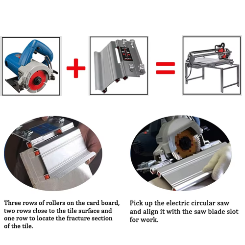 Ceramic Tile Chamferer 45 Degree Cutting Position Fixed Corner