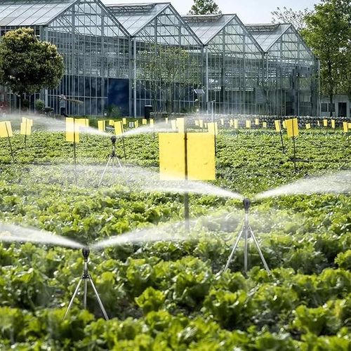2026 New Rotating Tripod Sprinkler W Tripod Rotation Water Spray
