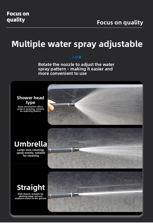 Powerful High-Pressure  Watering Kit Metal Garden Water Guns
