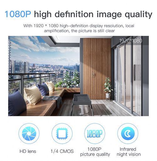 Wide-angle 1080P HD Wireless WiFi Camera