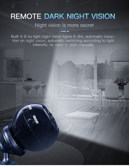 Wide-angle 1080P HD Wireless WiFi Camera