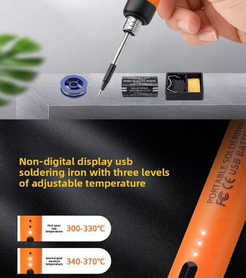 Portable Non-Display 800mAh Lithium Battery Soldering Iron Standard Set