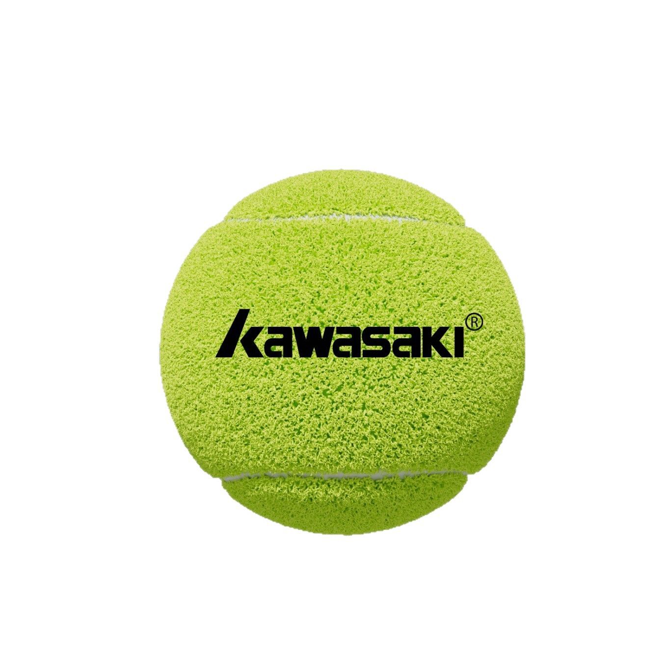 Kawasaki tennis genuine high elasticity professional training beginner rebound pressure-free tennis ball durable and wear-resistant competition ball