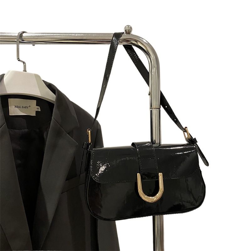 Spring and summer retro horseshoe buckle fashion handbag underarm bag shoulder crossbody bag