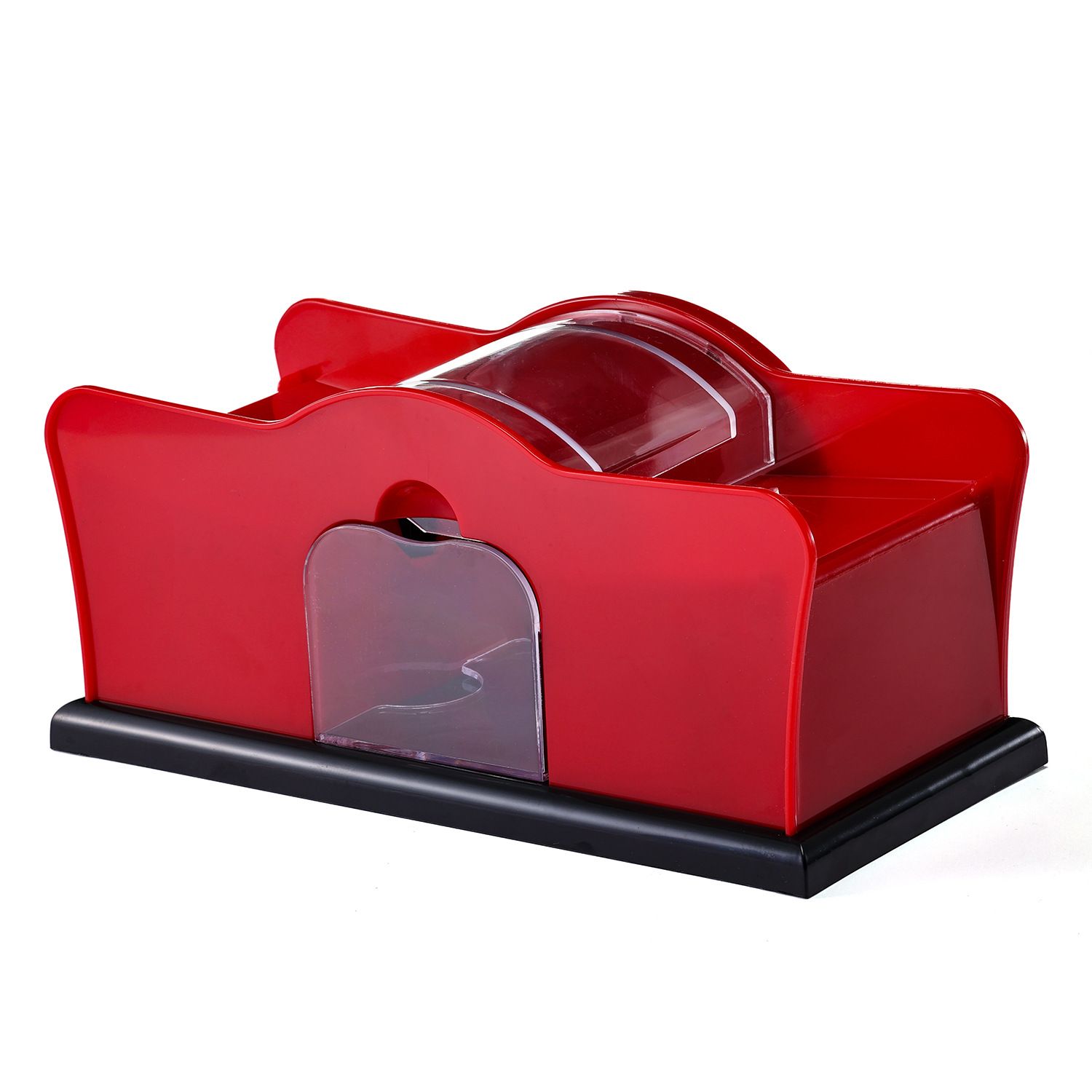 Table game poker card shuffler hand crank shuffler