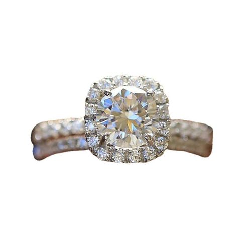 blue diamond ring