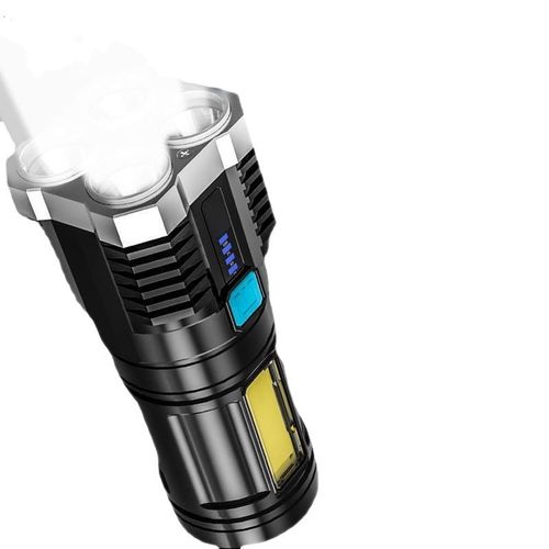 4 Four-lamp strong long-range flashlight searchlight