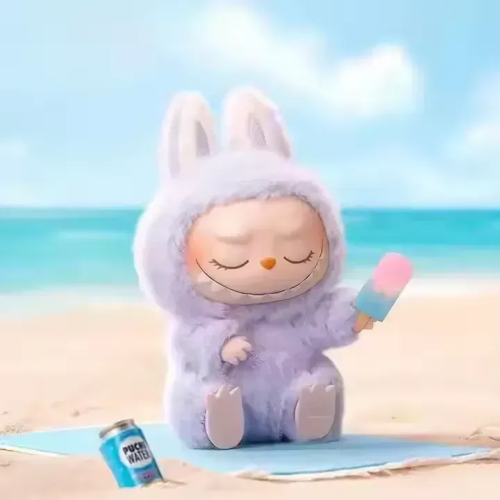 Labubu Monster Box Toy Sit Down Party Series Vinyl Plush Doll Blind Box Model Pack Keychain Gift Desktop Decoration