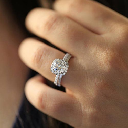 blue diamond ring