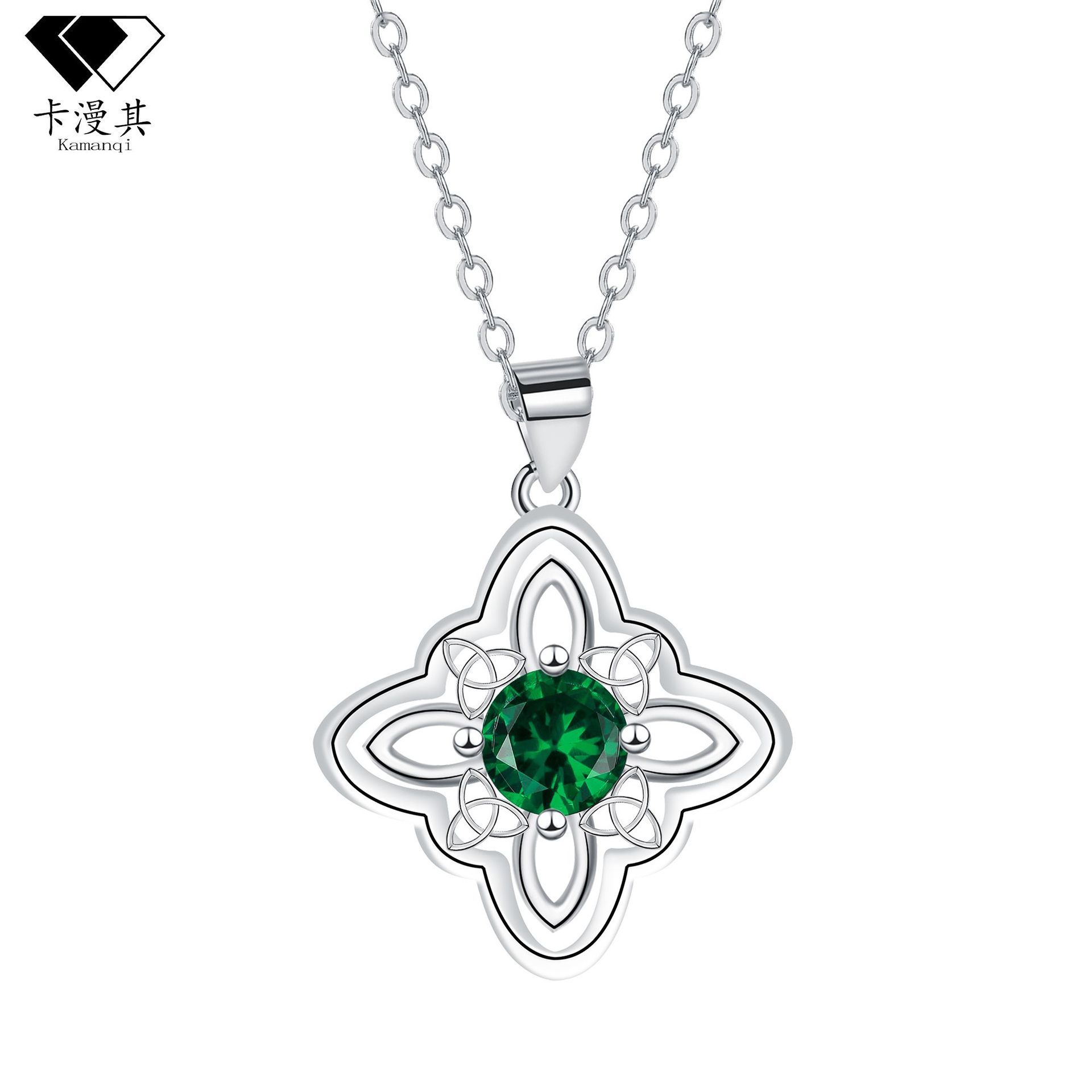 Celtic knot necklace high-end fashion jewelry