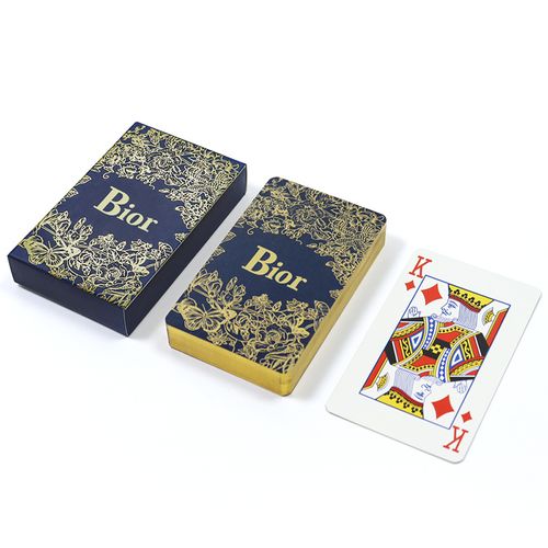 High-end gold and silver poker black core paper poker party gift entertainment